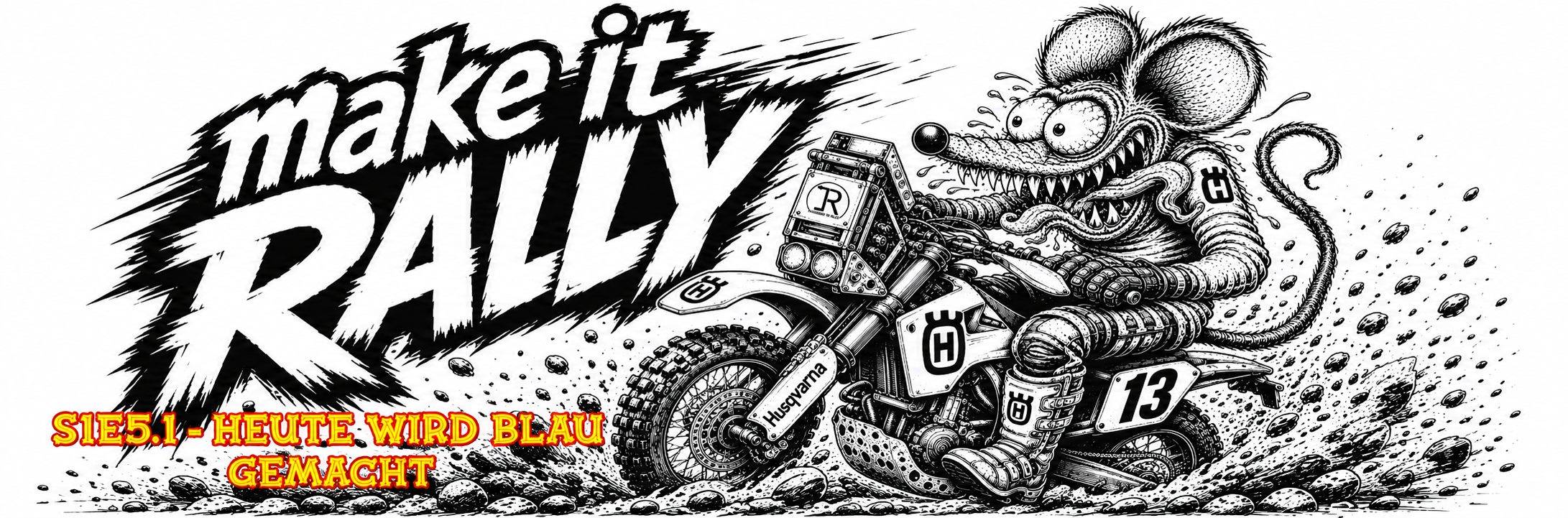Cover image of the MakeItRally podcast, episode S1E5.1