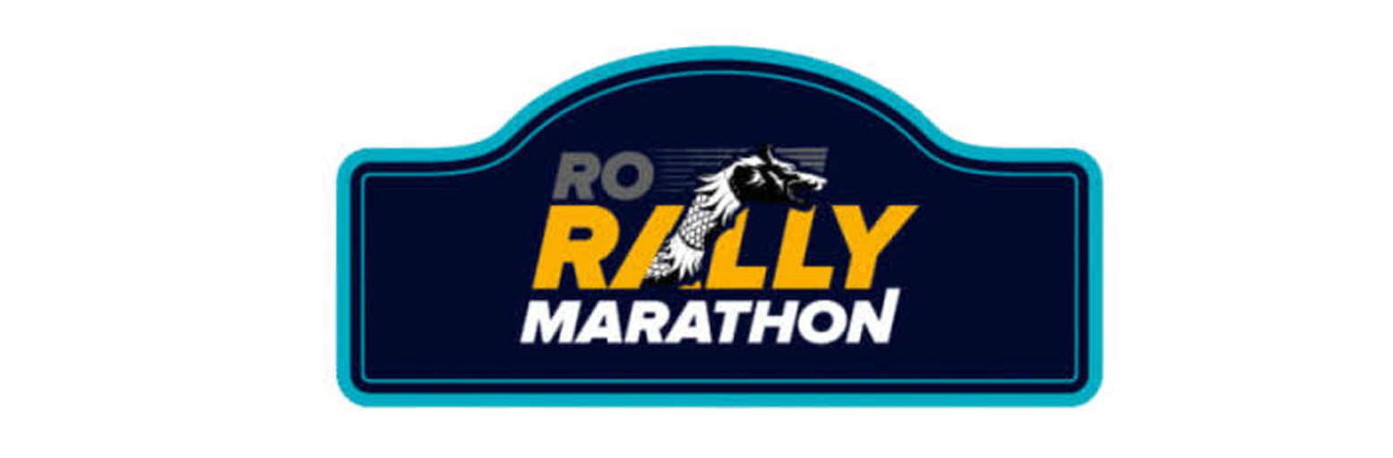 Rally raid motorcyclist riding a fast gravel track at the RO Rally Marathon 2026 in Romania