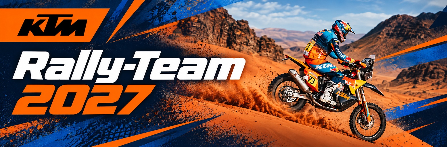 Edgar Canet riding the KTM 450 RALLY through desert dunes at the Rallye du Maroc 2026 (archive photo)