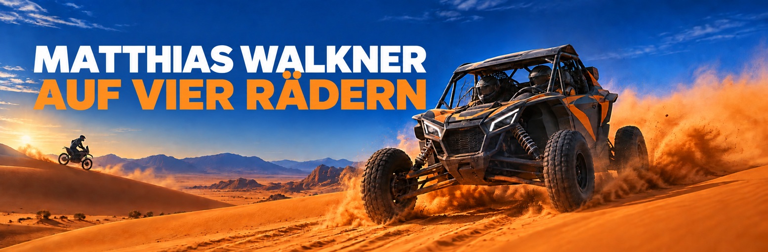 Matthias Walkner on his KTM after winning the 2018 Dakar